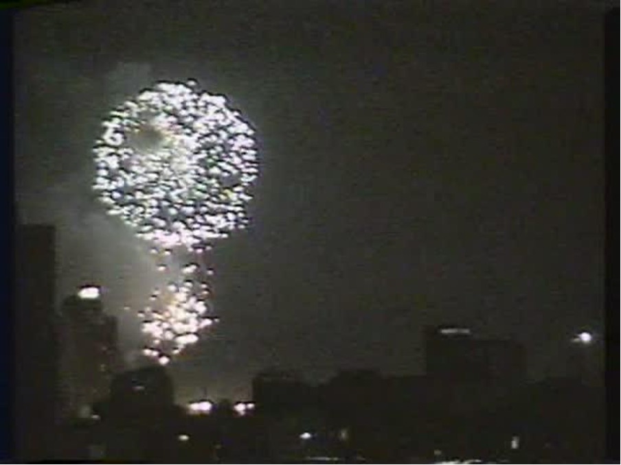 夜空中的煙火